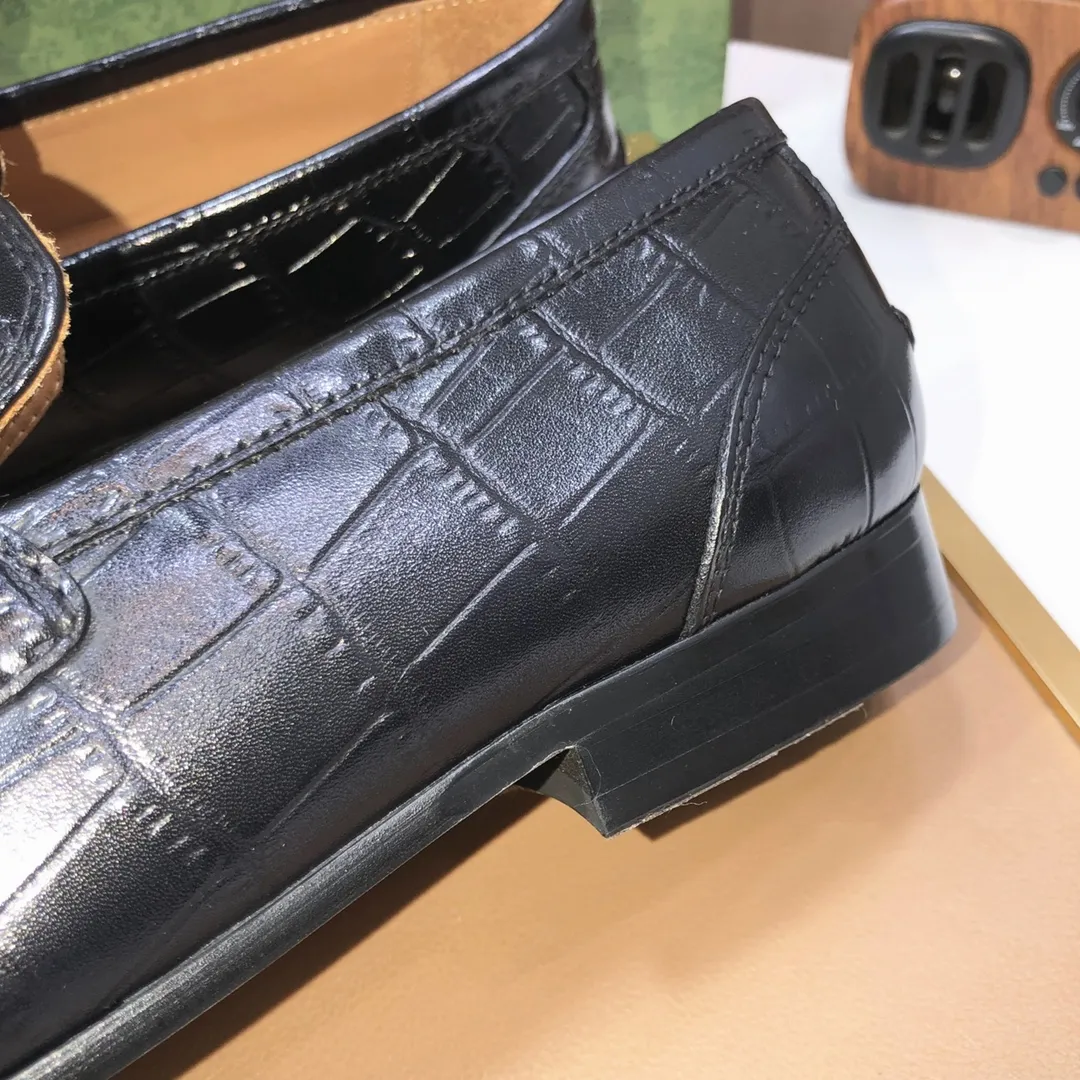 Men's shoes 💰580💰[GUCCI—Gucci] The latest high-end version of Gucci. Official website new model. Available at the same time at counters, the uppers are made of original cowhide imported from Italy/matched with the original special material splicing design concept; "highlight, high-end, grade, extravagance" and exquisite workmanship (original mesh fabric) sole: original factory special outsole size (38-45) (custom-made 45 non-returnable)